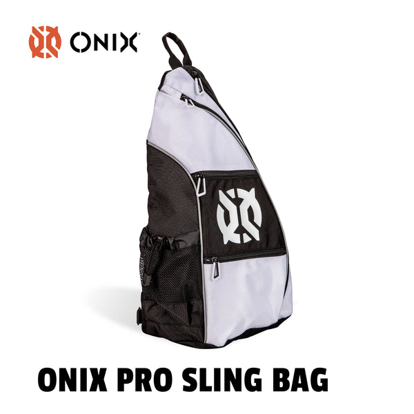 onix pickleball sling bag in white for paddles and rackets  sports sling bag" best pickleball sling bag