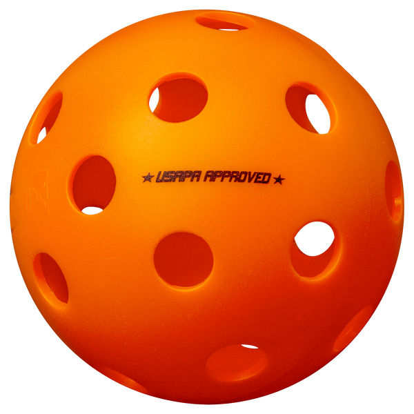 ONIX Fuse Indoor Pickleballs - Orange 3 Pack Championship Pickleballs