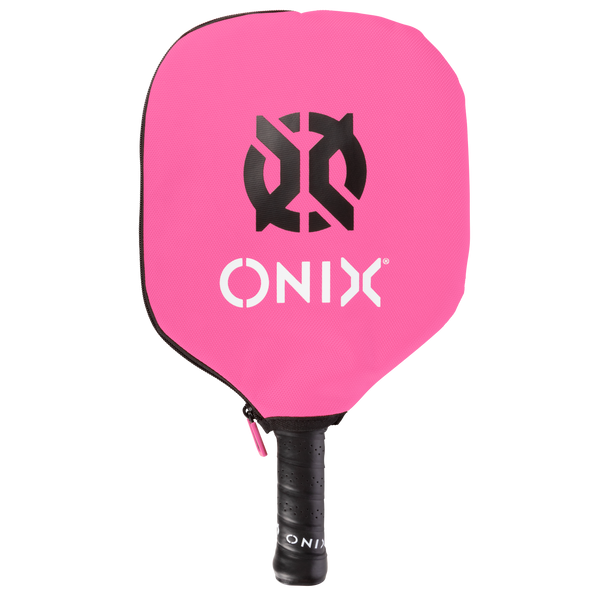 ONIX Pink/Black Pickleball Paddle Cover - paddle with a purpose pickle ball paddle covers, onix pickleball paddle covers