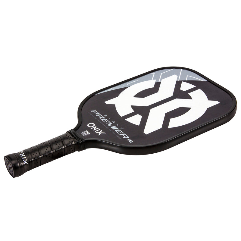 ONIX Evoke Premier Pickleball Paddle Black and White