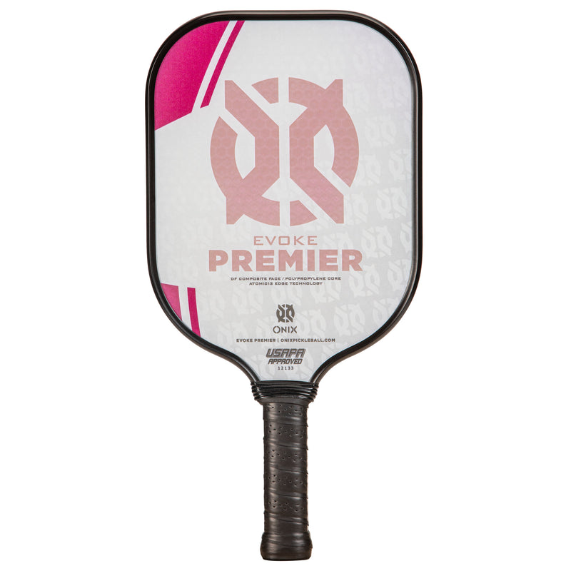 pink pickleball paddles - Evoke Premier - best pink pickleball paddle - pickleball rackets