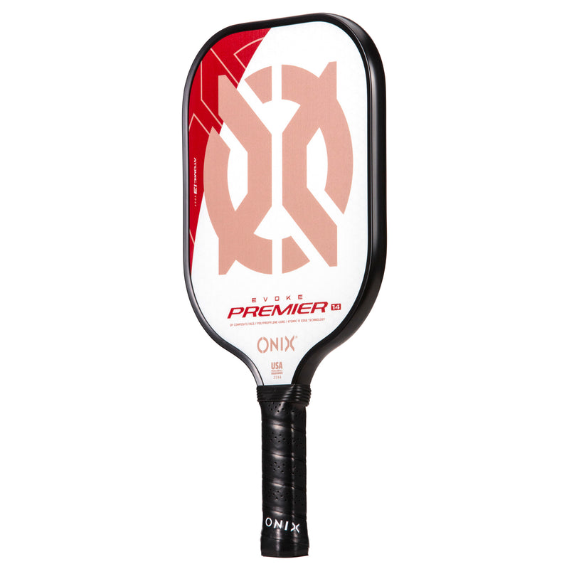 onix evoke premier pickleball paddle - red