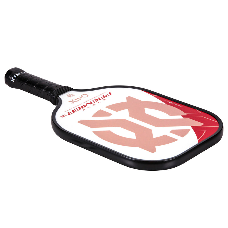 onix evoke premier pickleball paddle - red