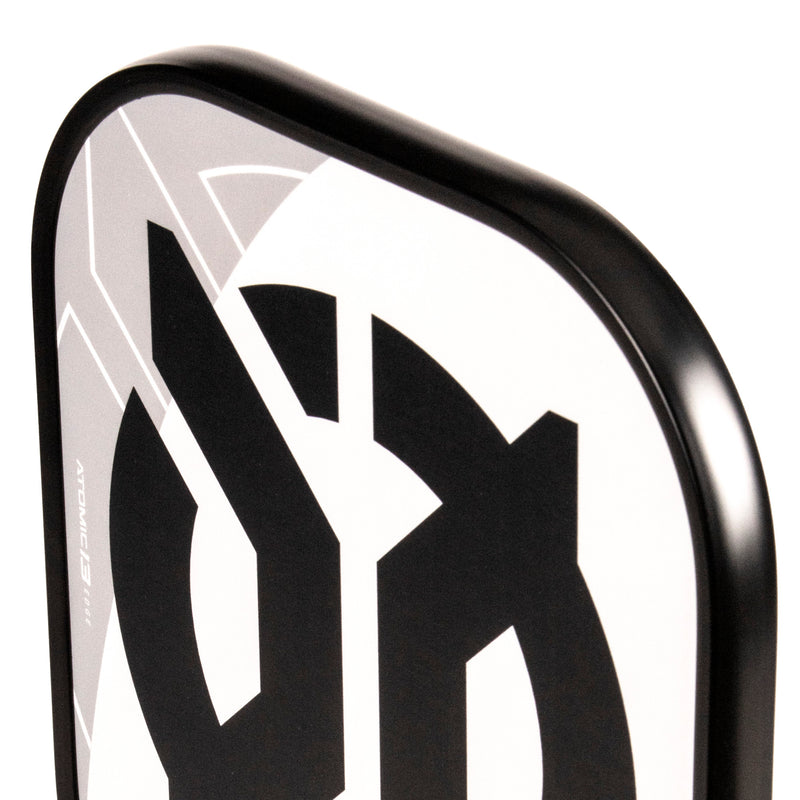 onix evoke premier pickleball paddle -white and black