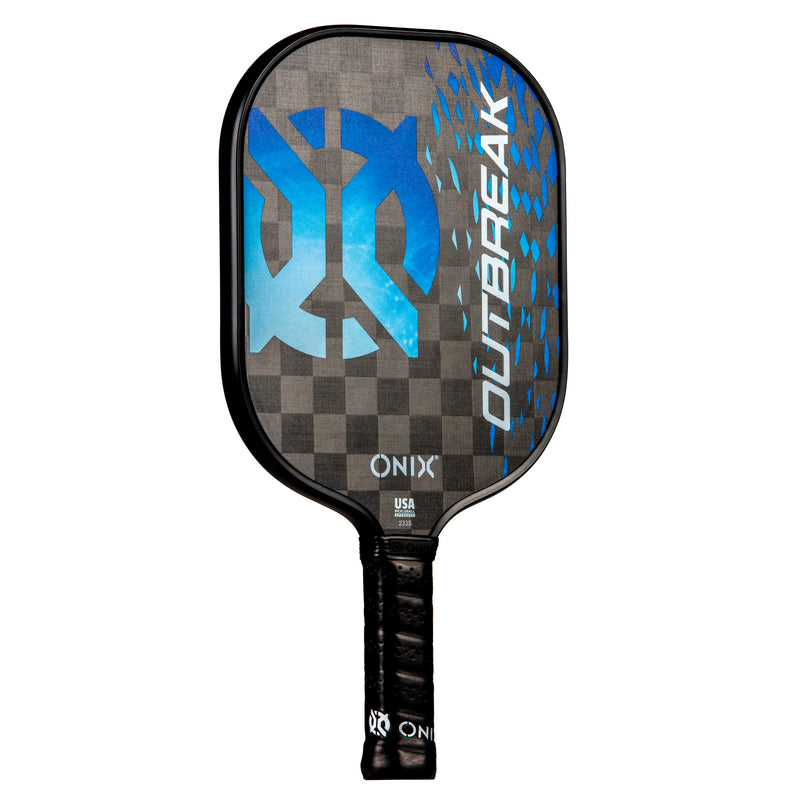 blue pickleball paddle