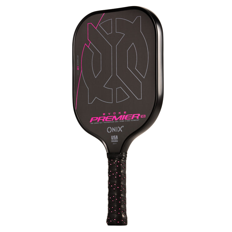 ONIX Evoke Premier Raw Carbon 16 - carbon pickleball paddle