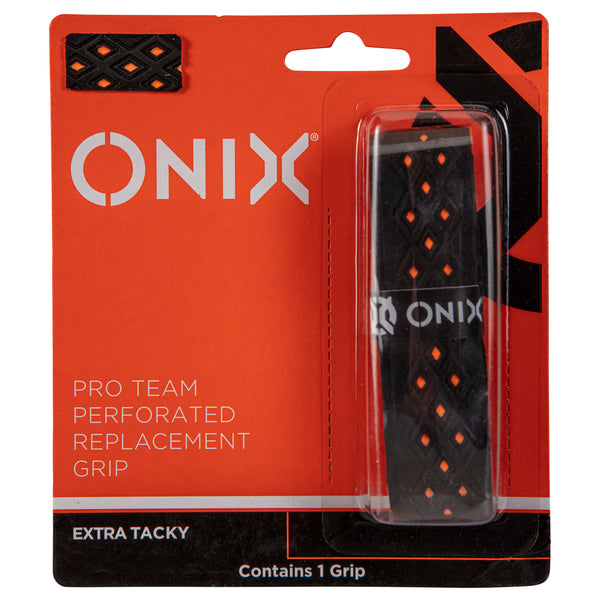 ONIX Perforated Pickleball Replacement Grip — Black_1 pickleball paddle grips, pickleball grip