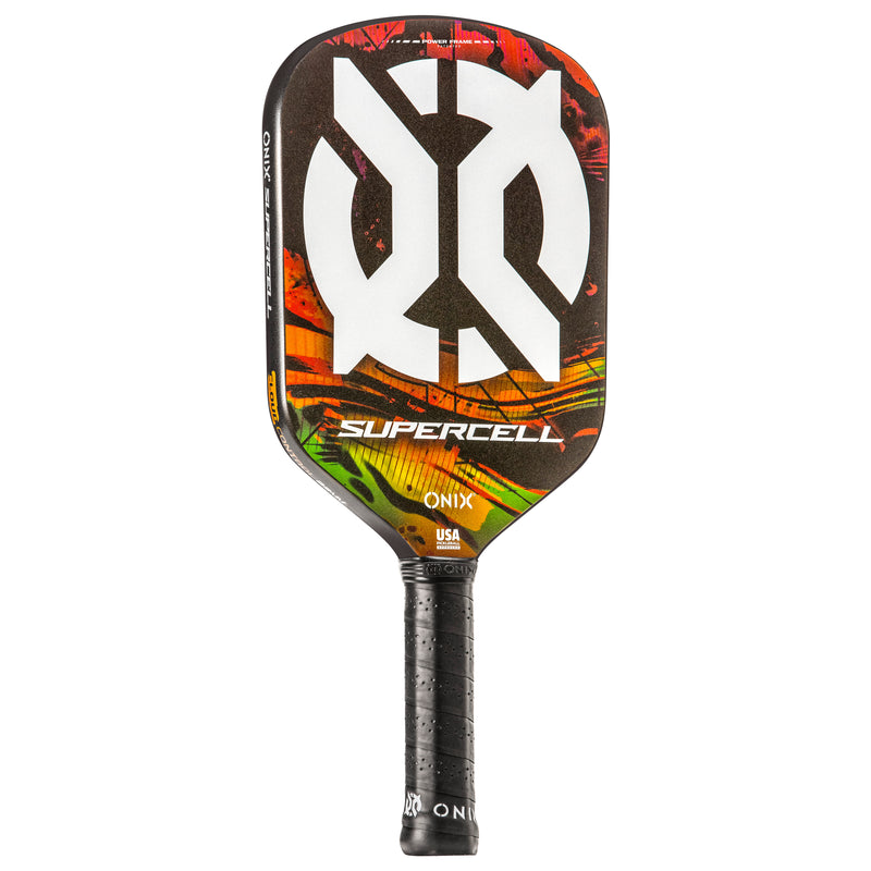 orange pickleball paddle